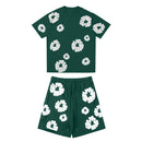 Conjunto Denim Tears Camiseta/ Shorts - Verde