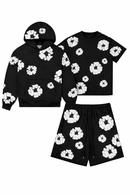 Kit Conjunto Denim Tears - Camiseta/Moletom/Short