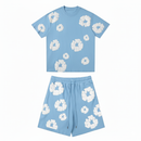 Conjunto Denim Tears Camiseta/ Shorts - Azul