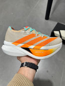 Tênis Adidas Adizero Prime X 3 Strung - Cinza/Laranja