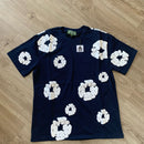 Conjunto Denim Tears Camiseta/ Shorts - Azul Navy